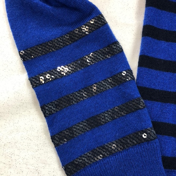 Gap XS Striped Cardigan with Sequin Sleeve Stripes - Picture 4 of 8